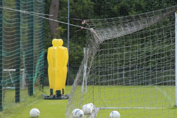 Tor, Symbolfoto, Symbolbild, Symbol, Fußbälle, Tor, Symbolfoto, Symbolbild, Symbol, Fußbälle